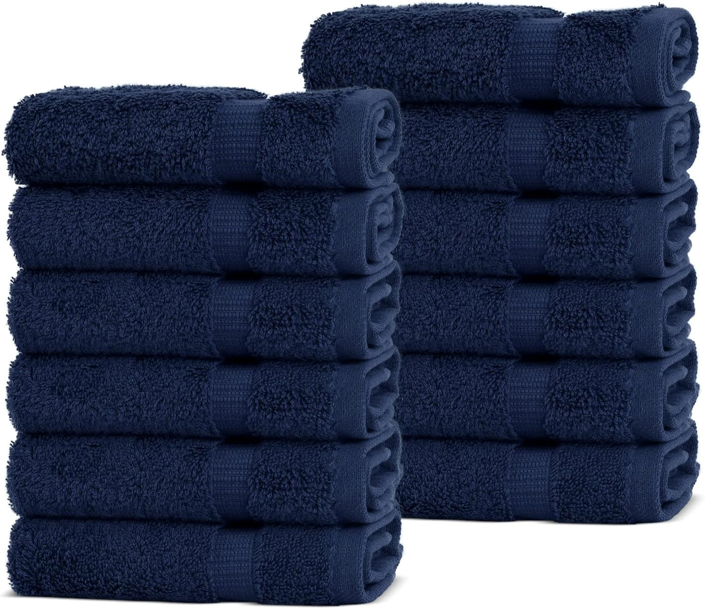 Chakir Turkish Linens | Hotel & Spa Quality 100% Cotton Premium Turkish Towels | Soft & Absorbent (4-Piece Bath Towels, Dark Gray)