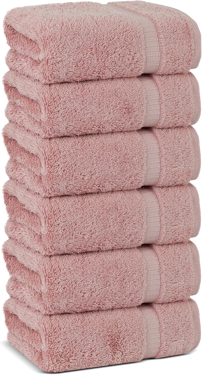 Chakir Turkish Linens | Hotel & Spa Quality 100% Cotton Premium Turkish Towels | Soft & Absorbent (4-Piece Bath Towels, Dark Gray)