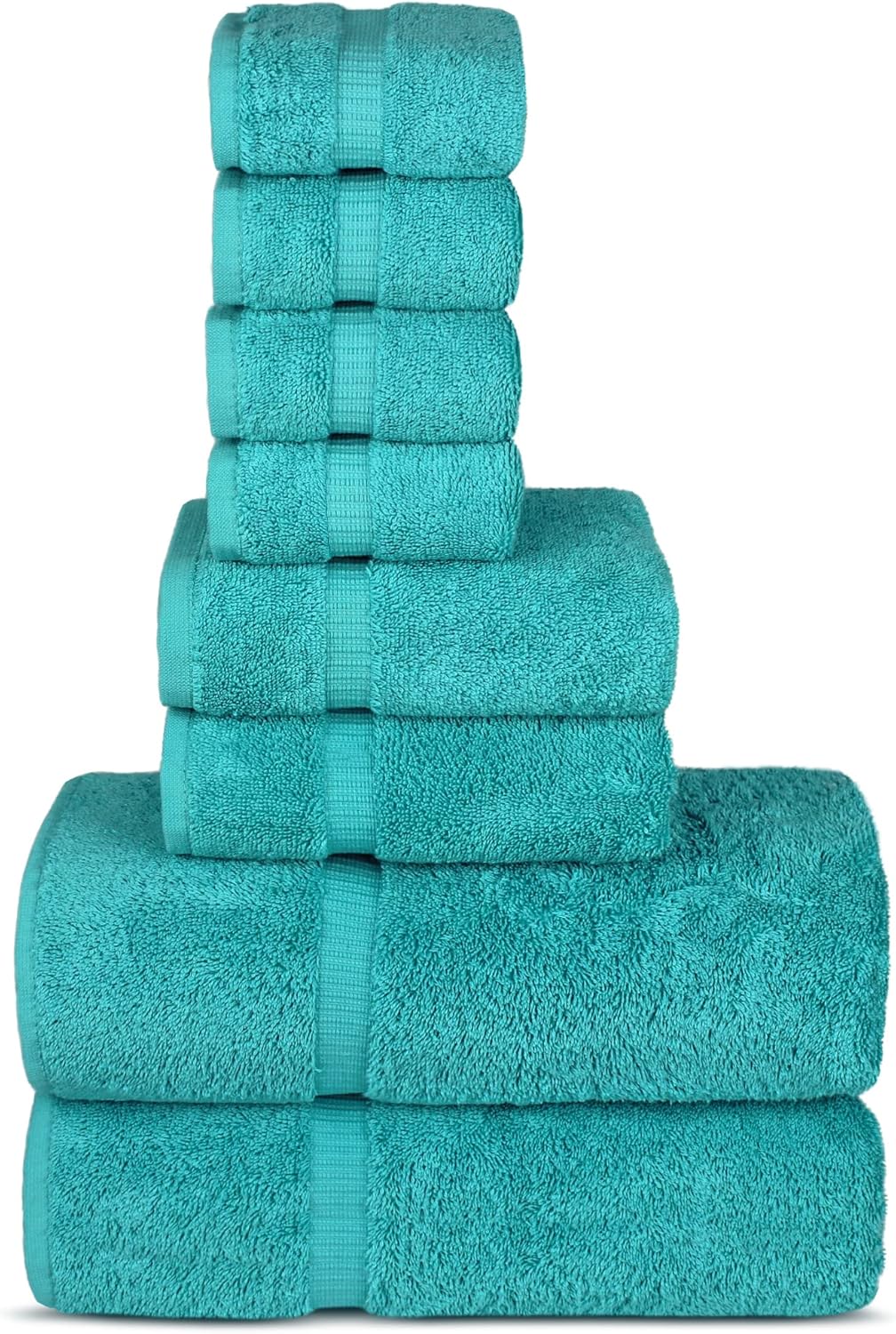 Chakir Turkish Linens | Hotel & Spa Quality 100% Cotton Premium Turkish Towels | Soft & Absorbent (4-Piece Bath Towels, Dark Gray)