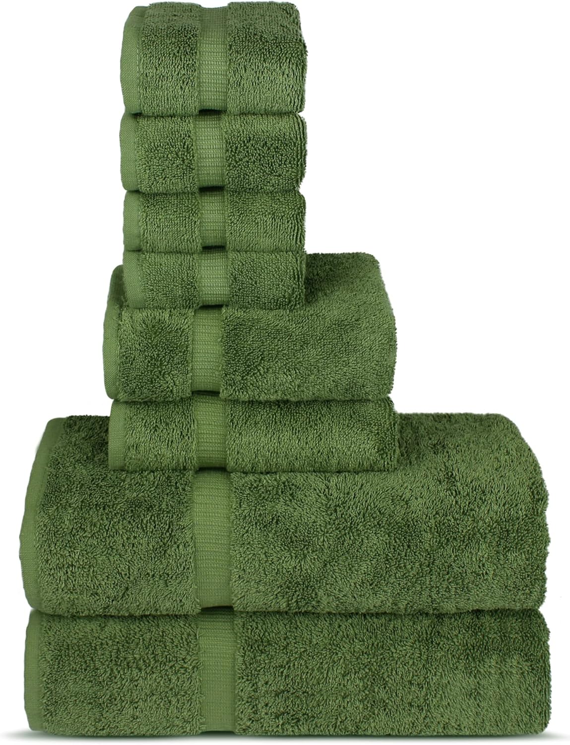 Chakir Turkish Linens | Hotel & Spa Quality 100% Cotton Premium Turkish Towels | Soft & Absorbent (4-Piece Bath Towels, Dark Gray)