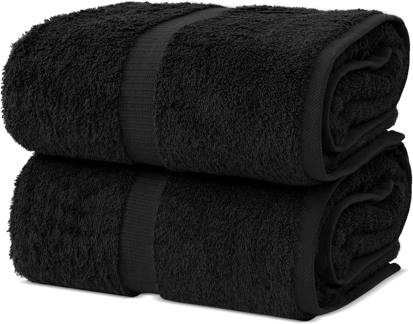 Chakir Turkish Linens | Hotel & Spa Quality 100% Cotton Premium Turkish Towels | Soft & Absorbent (4-Piece Bath Towels, Dark Gray)