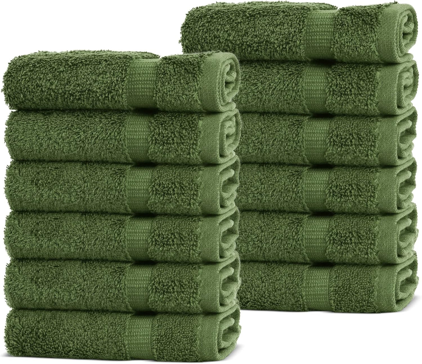 Chakir Turkish Linens | Hotel & Spa Quality 100% Cotton Premium Turkish Towels | Soft & Absorbent (4-Piece Bath Towels, Dark Gray)