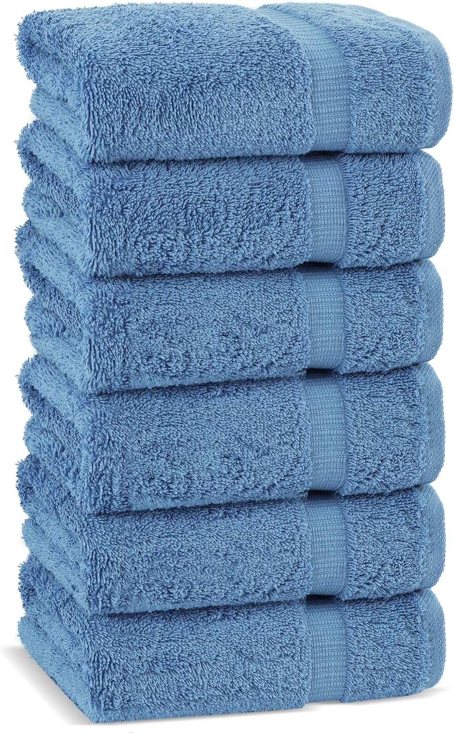 Chakir Turkish Linens | Hotel & Spa Quality 100% Cotton Premium Turkish Towels | Soft & Absorbent (4-Piece Bath Towels, Dark Gray)