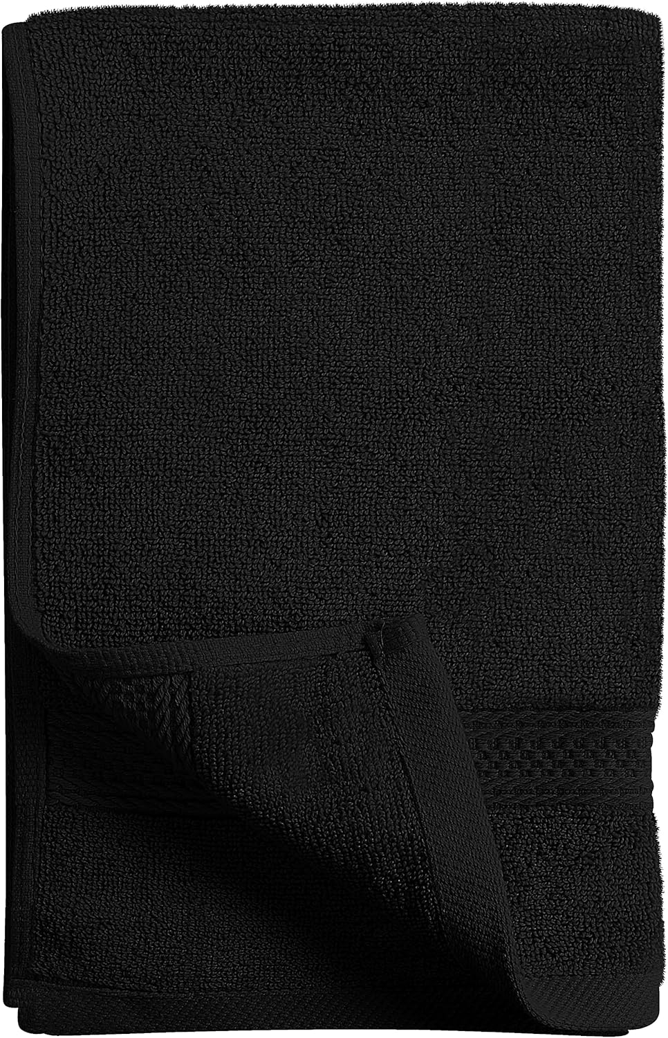 Utopia Towels 6 Pack Premium Hand Towels Set, 16 by 28 inches, 100% Ring Spun Cotton, Ultra Soft and Highly Absorbent 600GSM Towels for Bathroom, Gym, Shower, Hotel, and Spa, Black