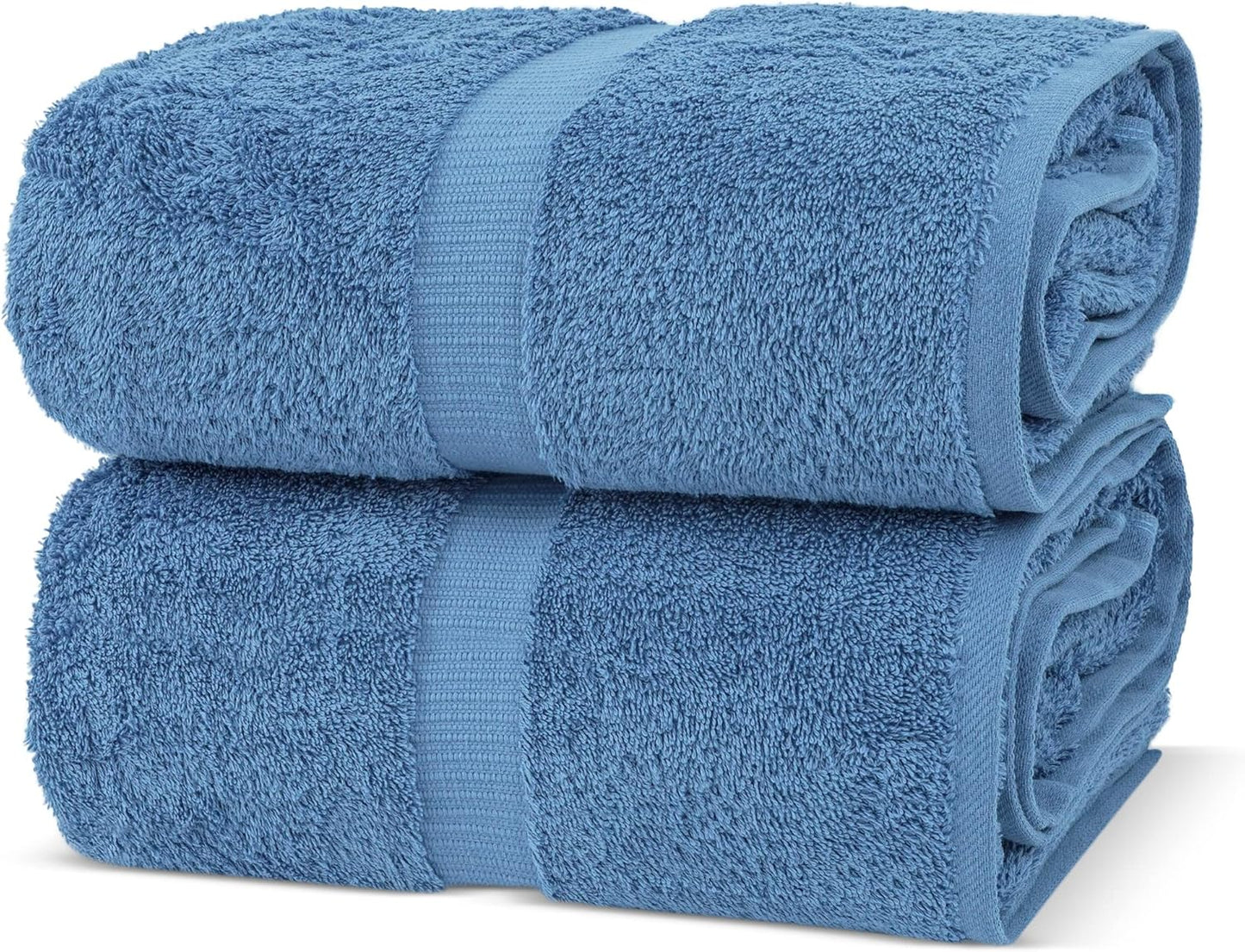 Chakir Turkish Linens | Hotel & Spa Quality 100% Cotton Premium Turkish Towels | Soft & Absorbent (4-Piece Bath Towels, Dark Gray)