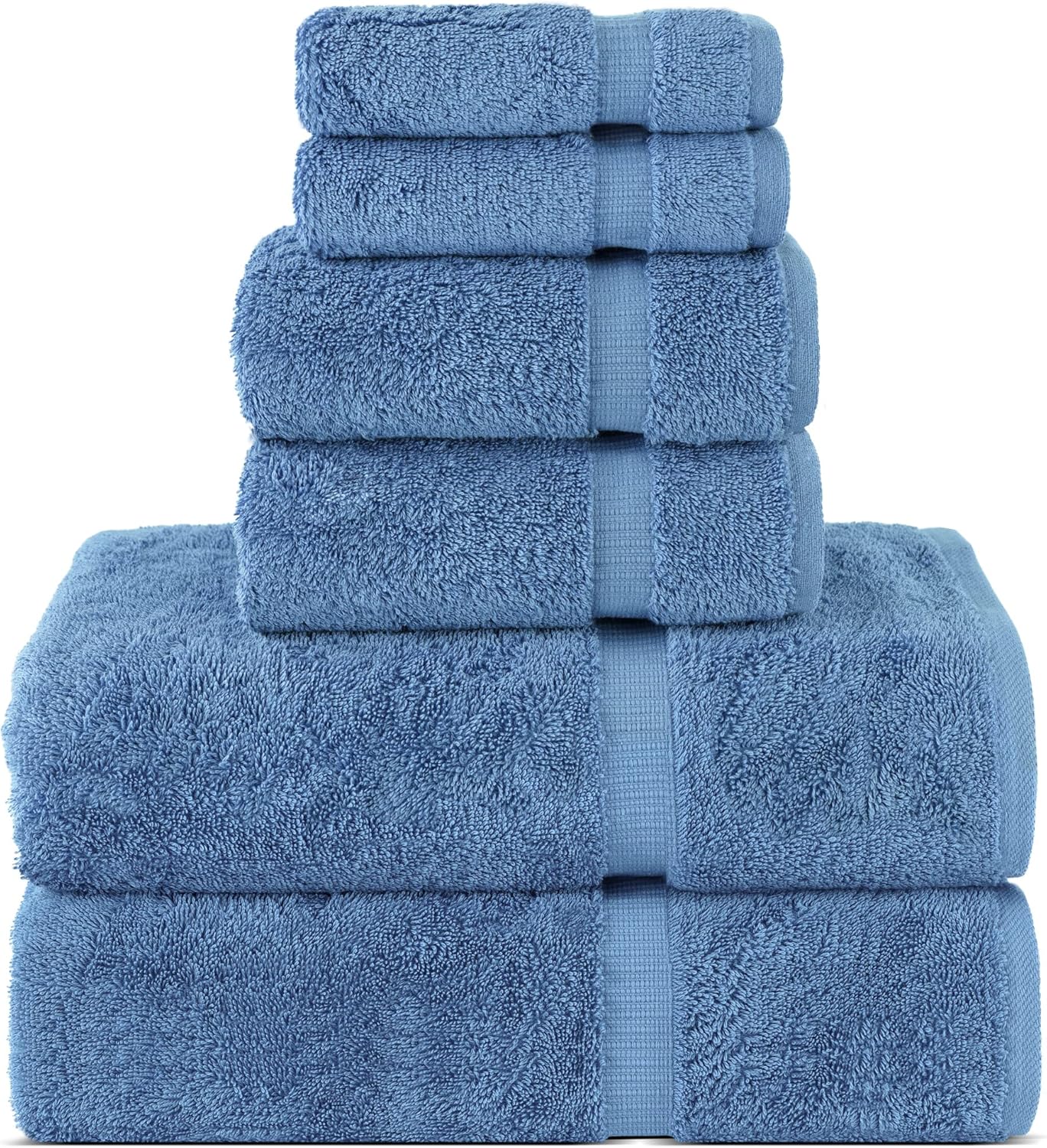 Chakir Turkish Linens | Hotel & Spa Quality 100% Cotton Premium Turkish Towels | Soft & Absorbent (4-Piece Bath Towels, Dark Gray)