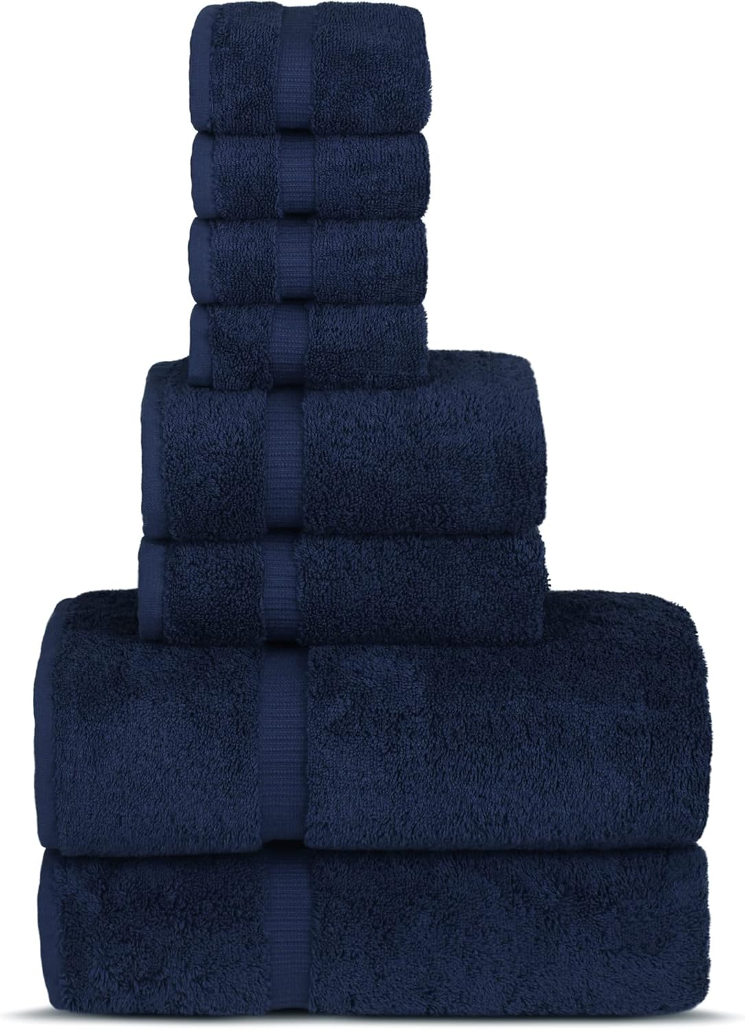Chakir Turkish Linens | Hotel & Spa Quality 100% Cotton Premium Turkish Towels | Soft & Absorbent (4-Piece Bath Towels, Dark Gray)