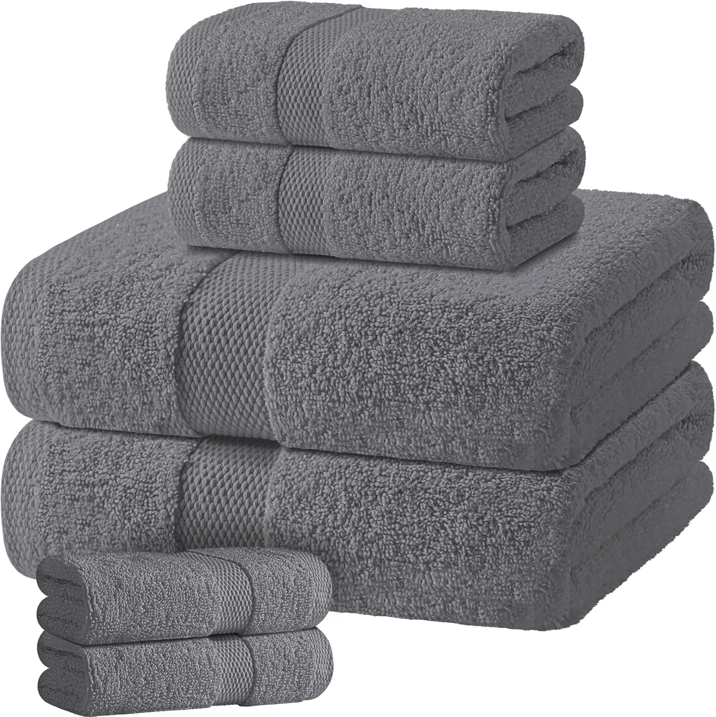 Wealuxe White Hand Towels for Bathroom [12 Pack] Cotton Hand Towel Bulk for Gym, Kitchen and Spa, 16x27 Inches Soft Highly Absorbent Quick Dry Terry Salon Towels