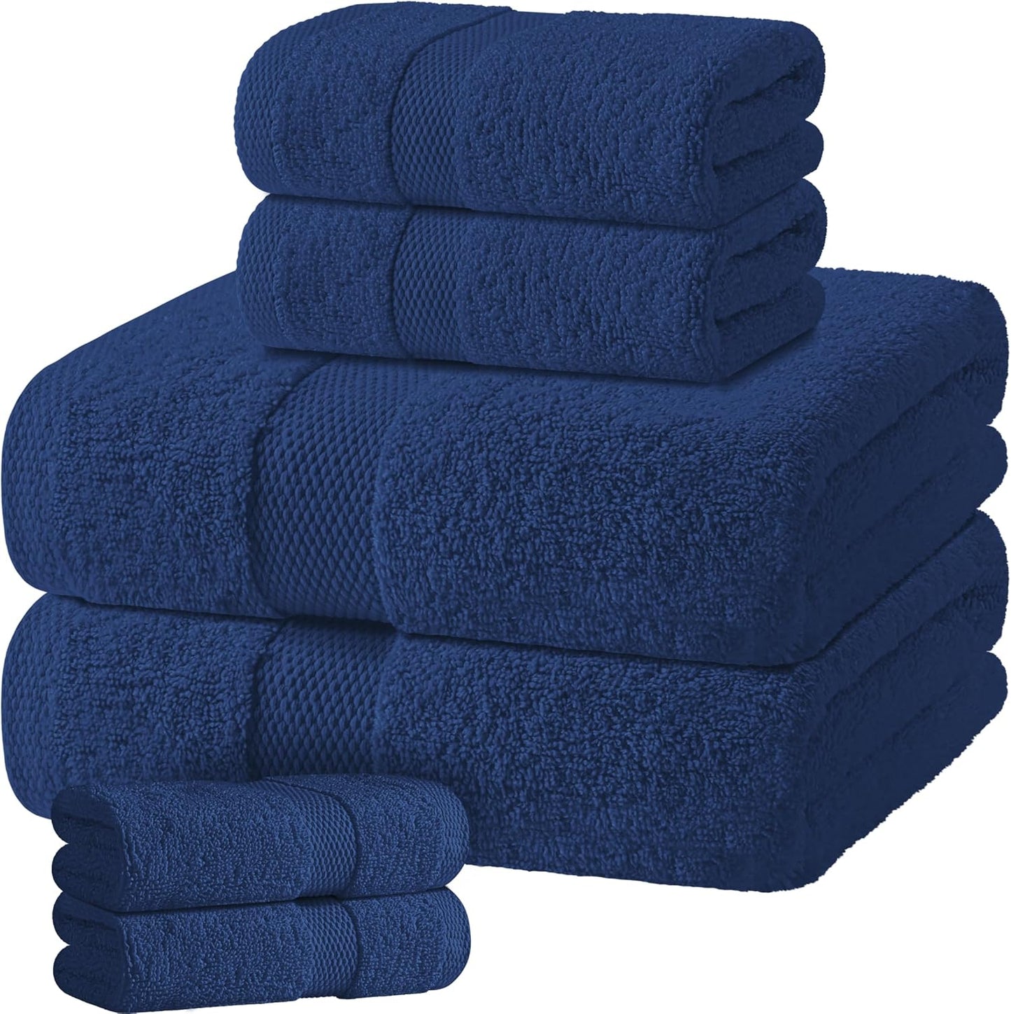 Wealuxe White Hand Towels for Bathroom [12 Pack] Cotton Hand Towel Bulk for Gym, Kitchen and Spa, 16x27 Inches Soft Highly Absorbent Quick Dry Terry Salon Towels