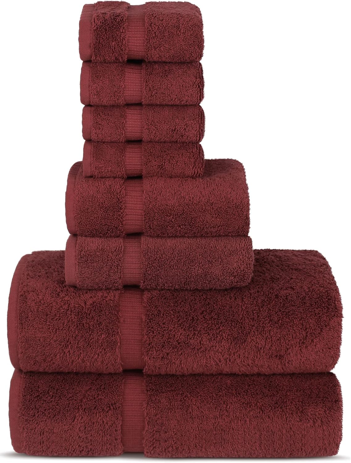 Chakir Turkish Linens | Hotel & Spa Quality 100% Cotton Premium Turkish Towels | Soft & Absorbent (4-Piece Bath Towels, Dark Gray)
