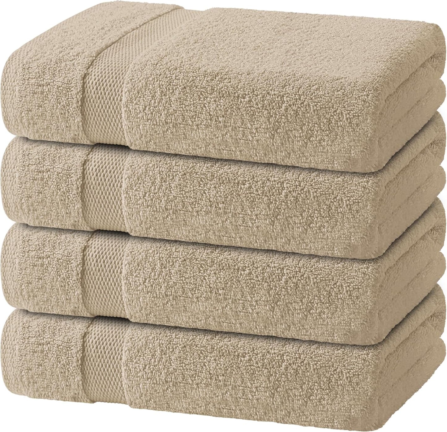 Wealuxe White Hand Towels for Bathroom [12 Pack] Cotton Hand Towel Bulk for Gym, Kitchen and Spa, 16x27 Inches Soft Highly Absorbent Quick Dry Terry Salon Towels