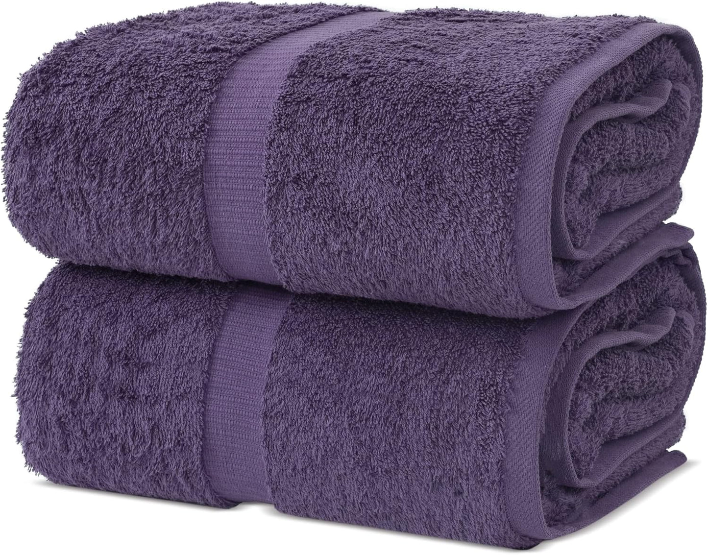 Chakir Turkish Linens | Hotel & Spa Quality 100% Cotton Premium Turkish Towels | Soft & Absorbent (4-Piece Bath Towels, Dark Gray)