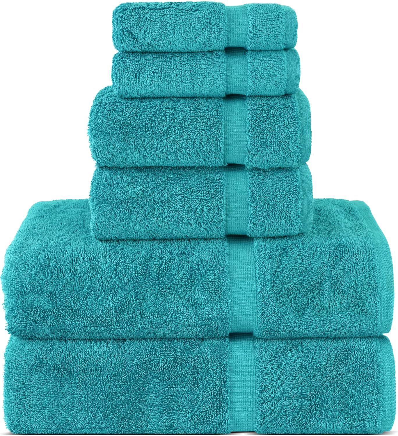 Chakir Turkish Linens | Hotel & Spa Quality 100% Cotton Premium Turkish Towels | Soft & Absorbent (4-Piece Bath Towels, Dark Gray)