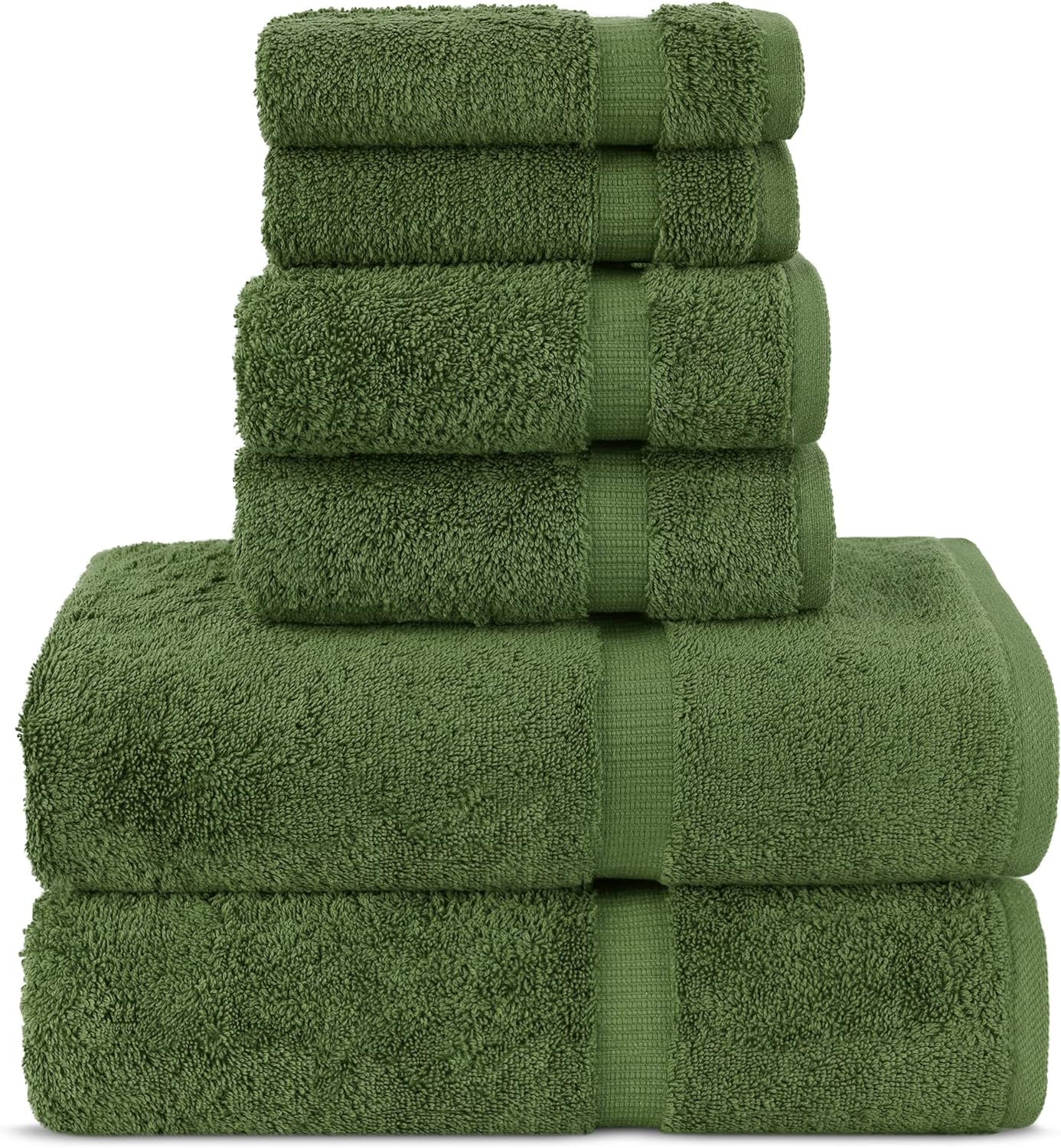Chakir Turkish Linens | Hotel & Spa Quality 100% Cotton Premium Turkish Towels | Soft & Absorbent (4-Piece Bath Towels, Dark Gray)