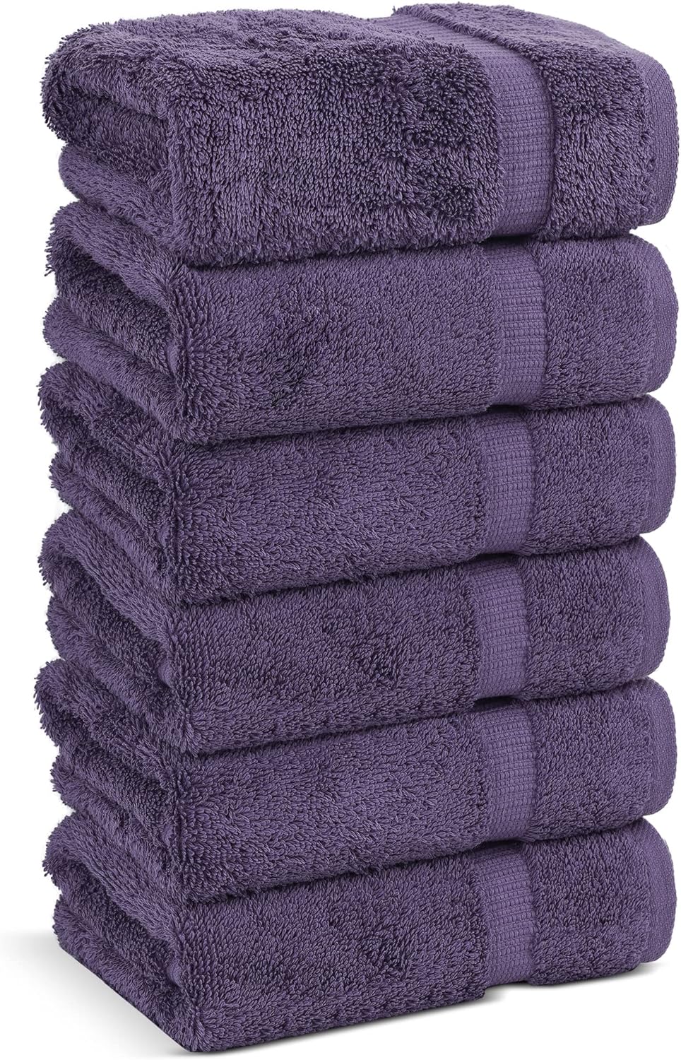 Chakir Turkish Linens | Hotel & Spa Quality 100% Cotton Premium Turkish Towels | Soft & Absorbent (4-Piece Bath Towels, Dark Gray)