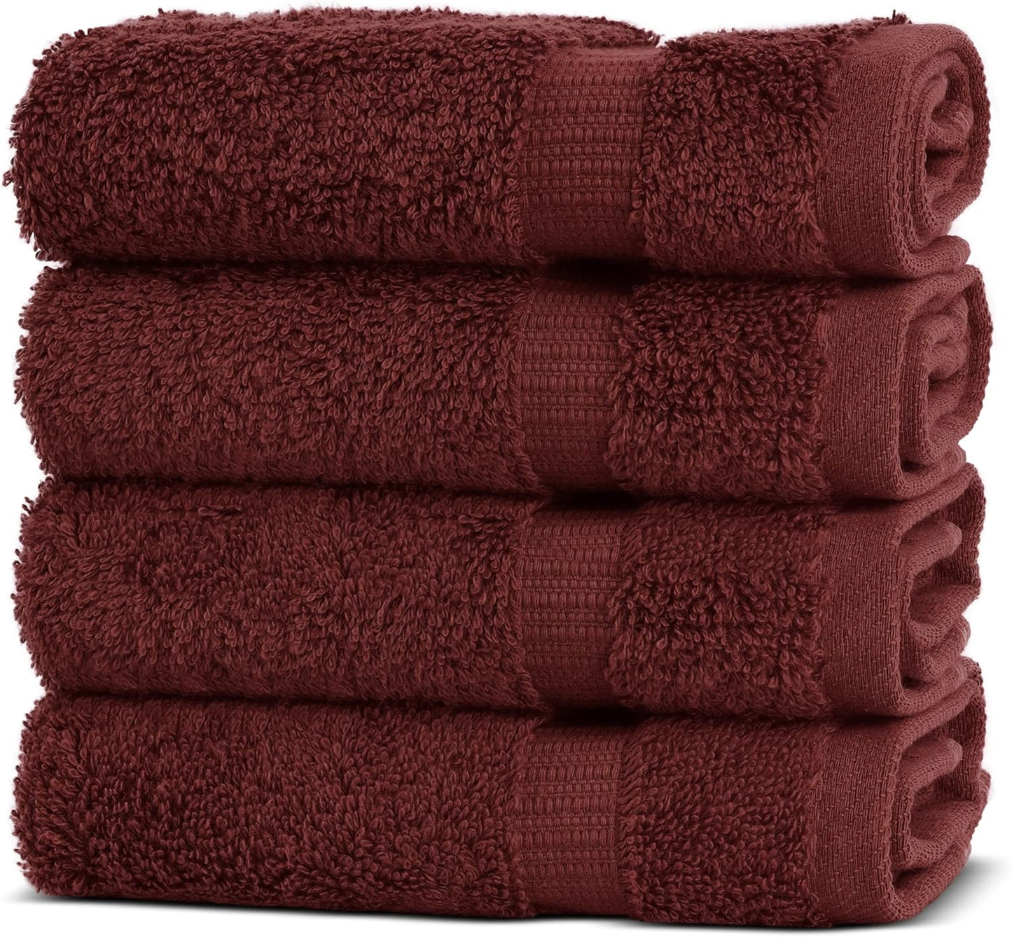 Chakir Turkish Linens | Hotel & Spa Quality 100% Cotton Premium Turkish Towels | Soft & Absorbent (4-Piece Bath Towels, Dark Gray)