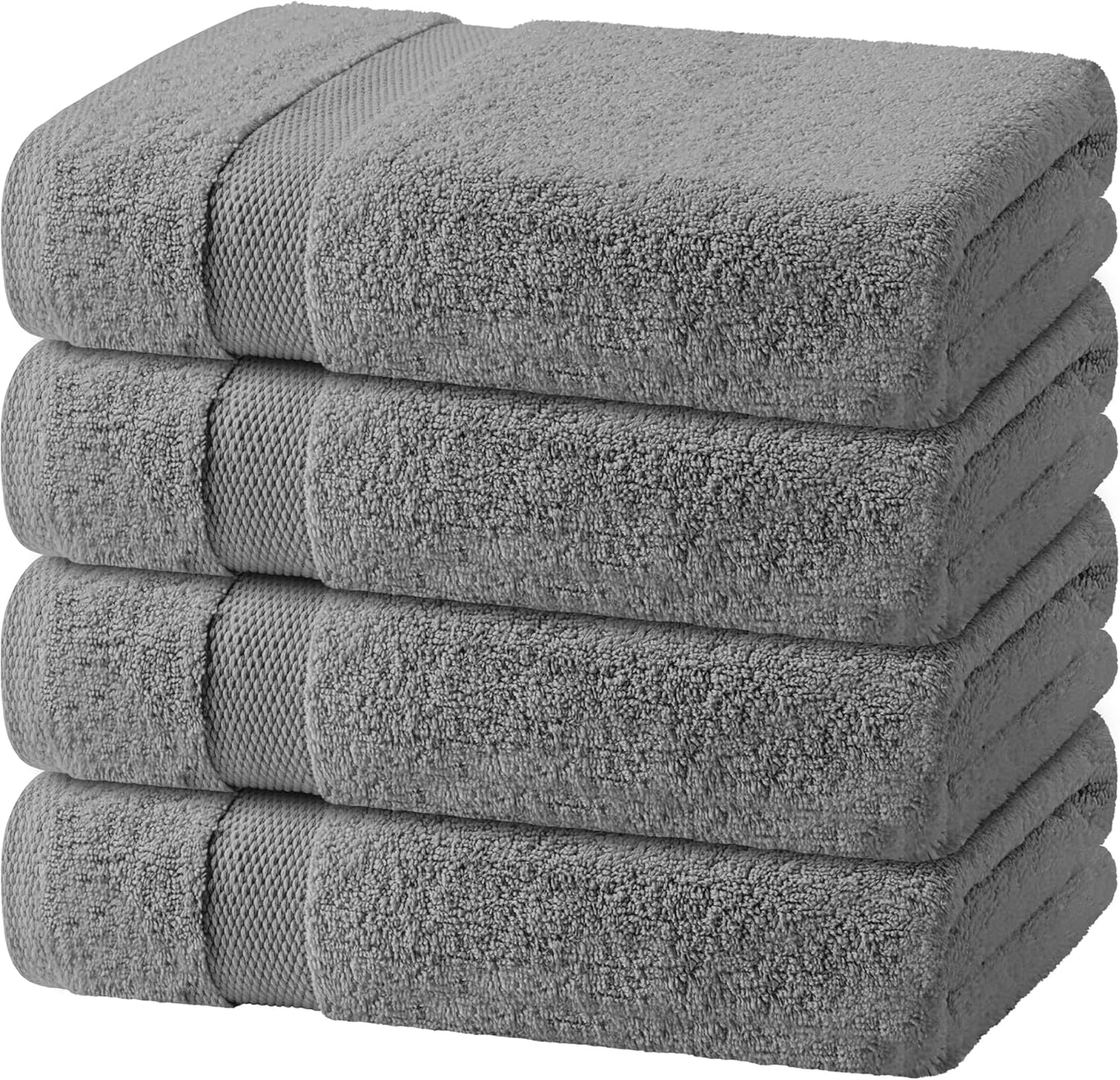 Wealuxe White Hand Towels for Bathroom [12 Pack] Cotton Hand Towel Bulk for Gym, Kitchen and Spa, 16x27 Inches Soft Highly Absorbent Quick Dry Terry Salon Towels