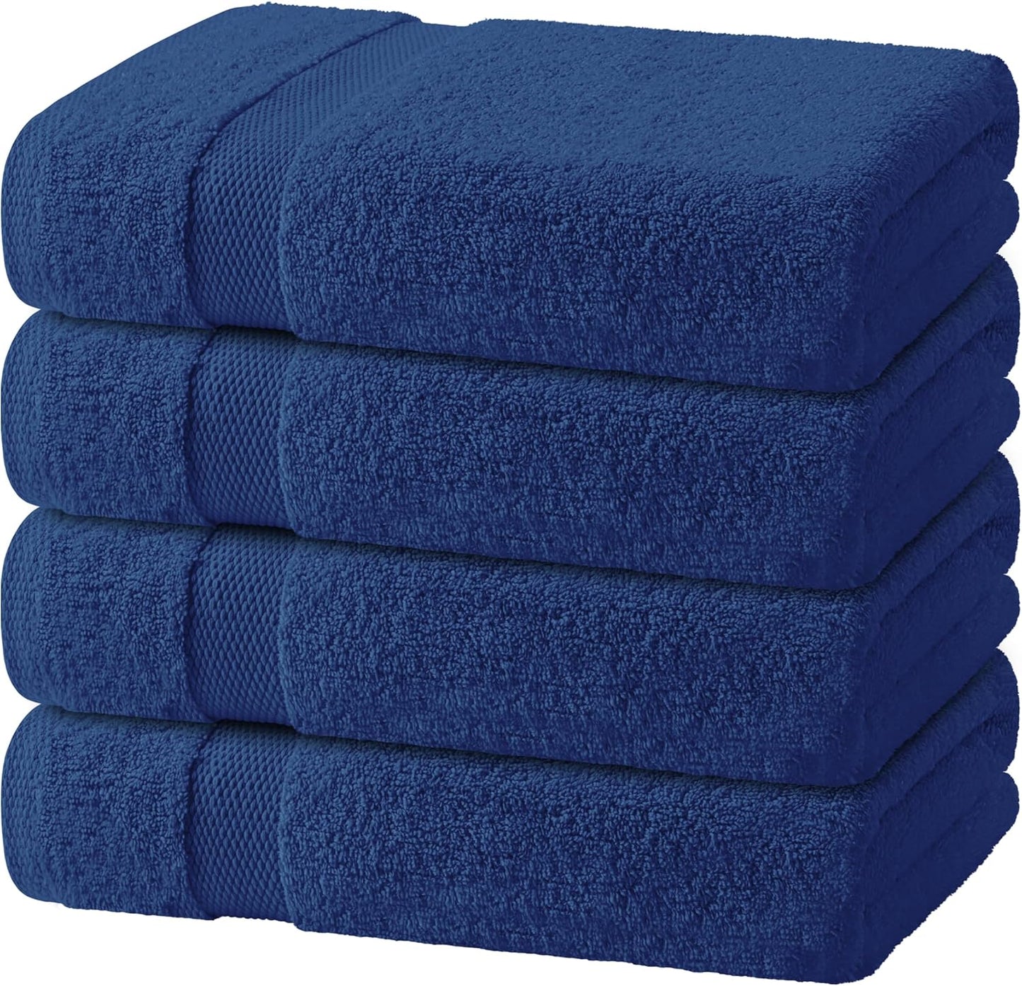 Wealuxe White Hand Towels for Bathroom [12 Pack] Cotton Hand Towel Bulk for Gym, Kitchen and Spa, 16x27 Inches Soft Highly Absorbent Quick Dry Terry Salon Towels