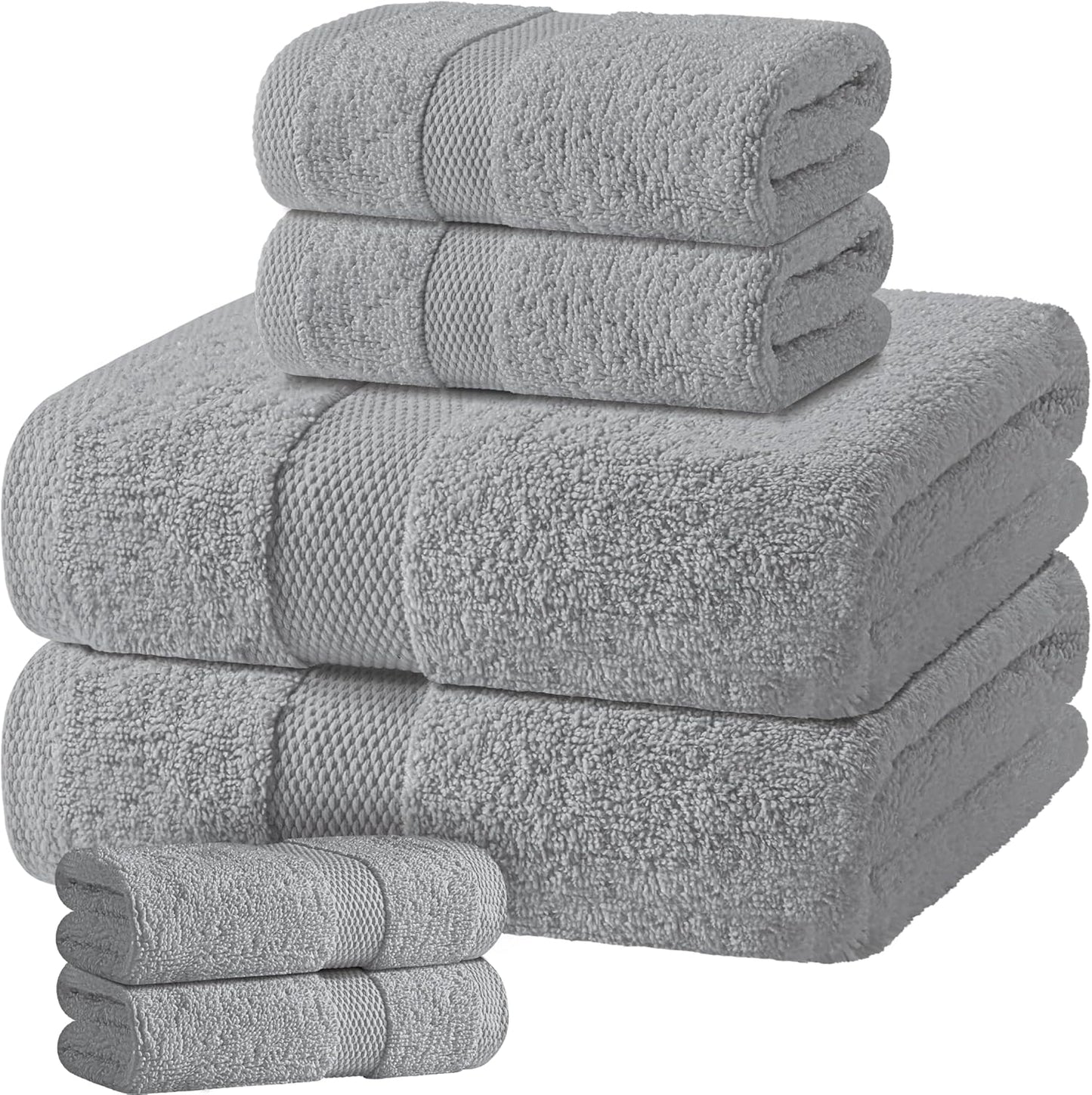 Wealuxe White Hand Towels for Bathroom [12 Pack] Cotton Hand Towel Bulk for Gym, Kitchen and Spa, 16x27 Inches Soft Highly Absorbent Quick Dry Terry Salon Towels